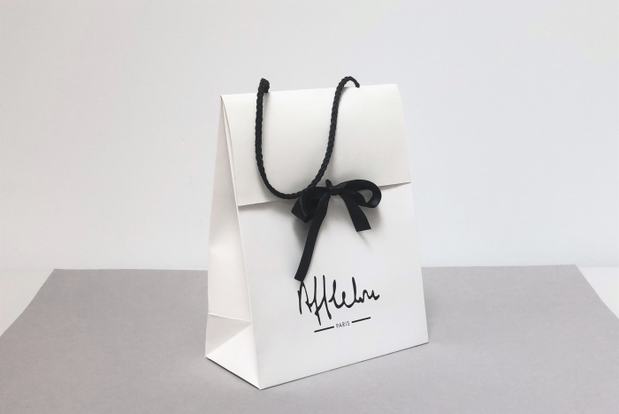 Pochette cadeau papier personnalisée, sachet luxe sur-mesure