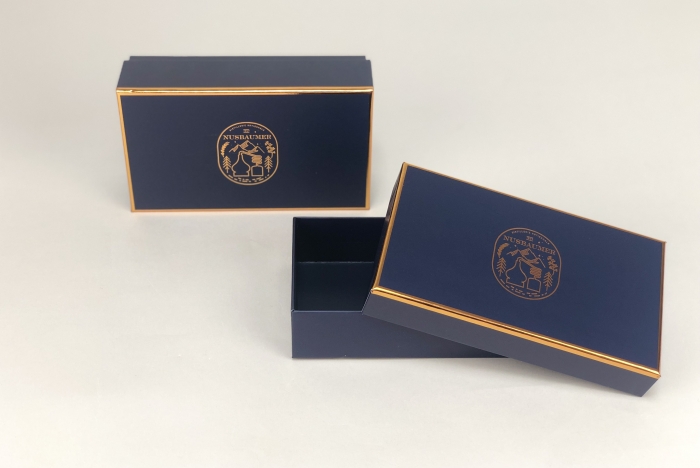 Boîte cadeau luxe avec marquage à chaud -boîte cadeau personnalisable sur mesure